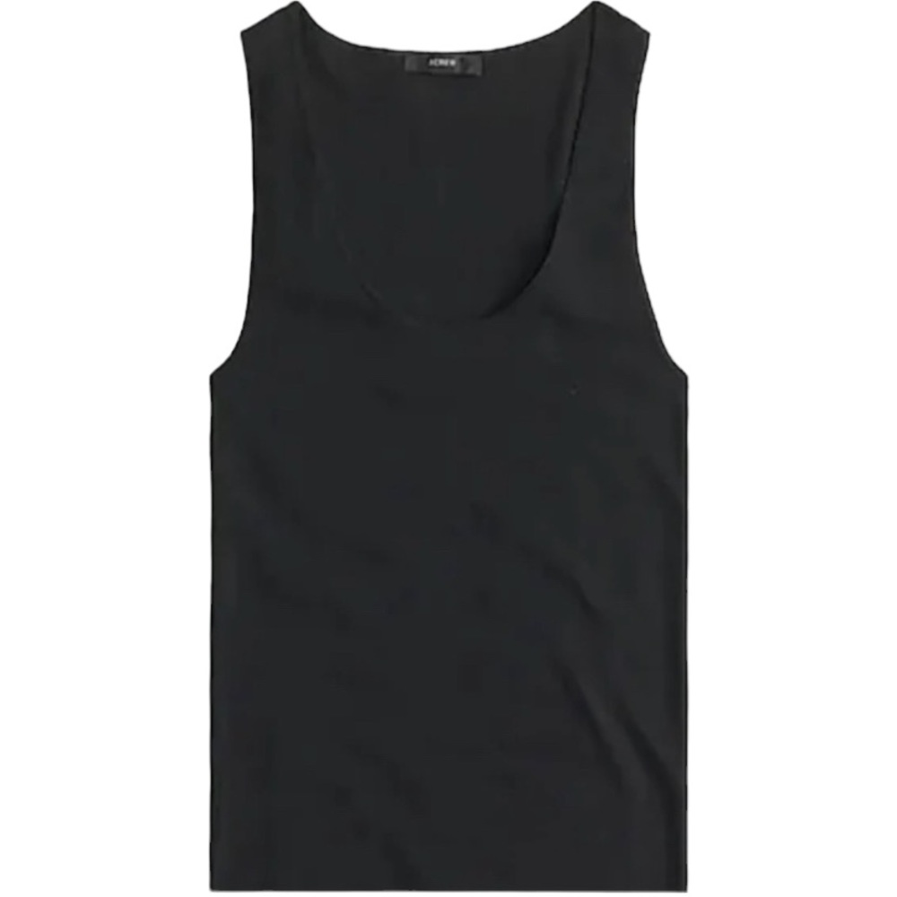 JCrew Black Women’s Ribbed Tank Top XXS